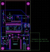 Carte &eacute;lectronique du simulateur de MultiRAE