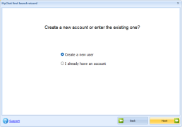 Choisissez la première option et cliquer sur Next.